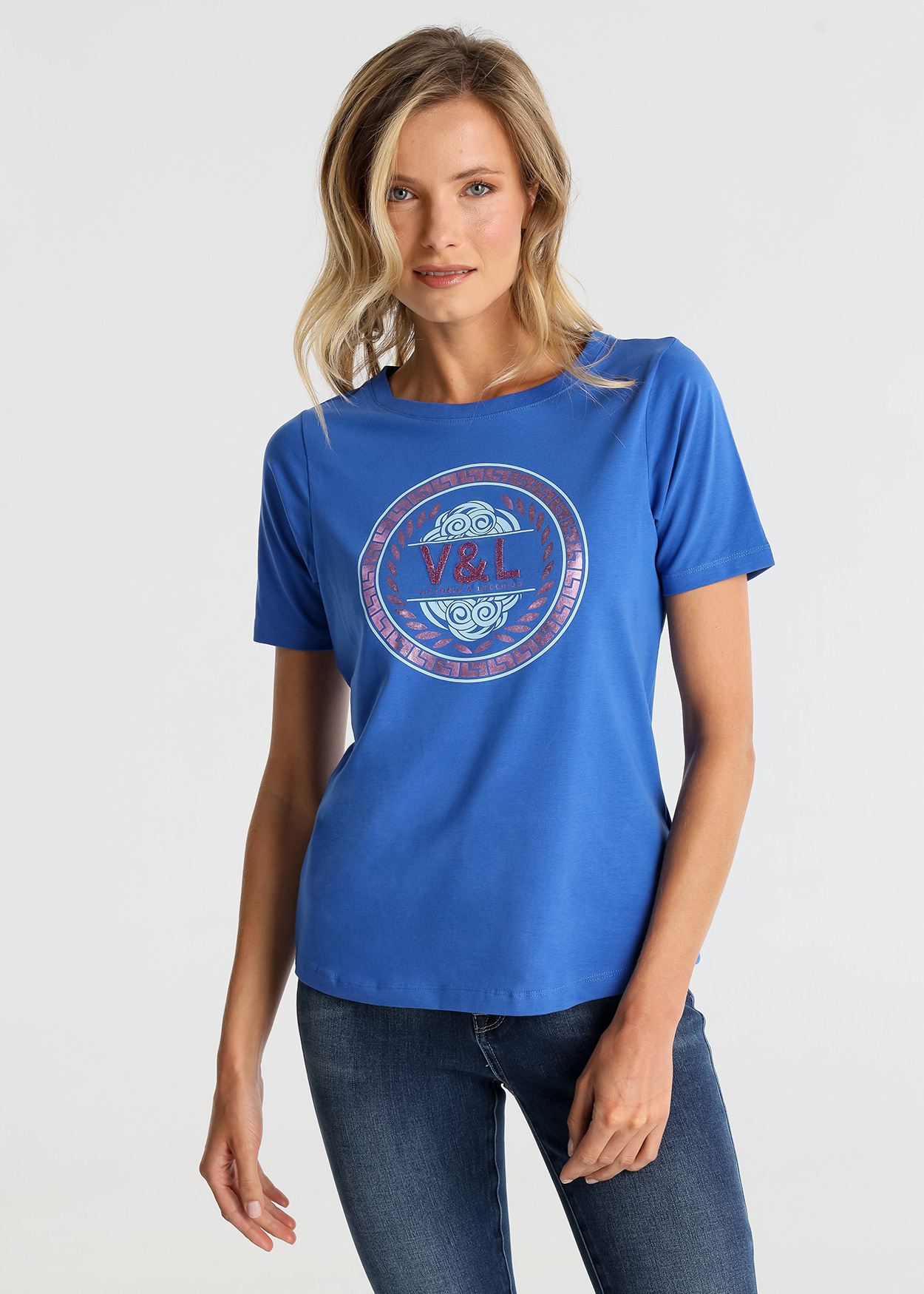 T-Shirt Senhora Azul