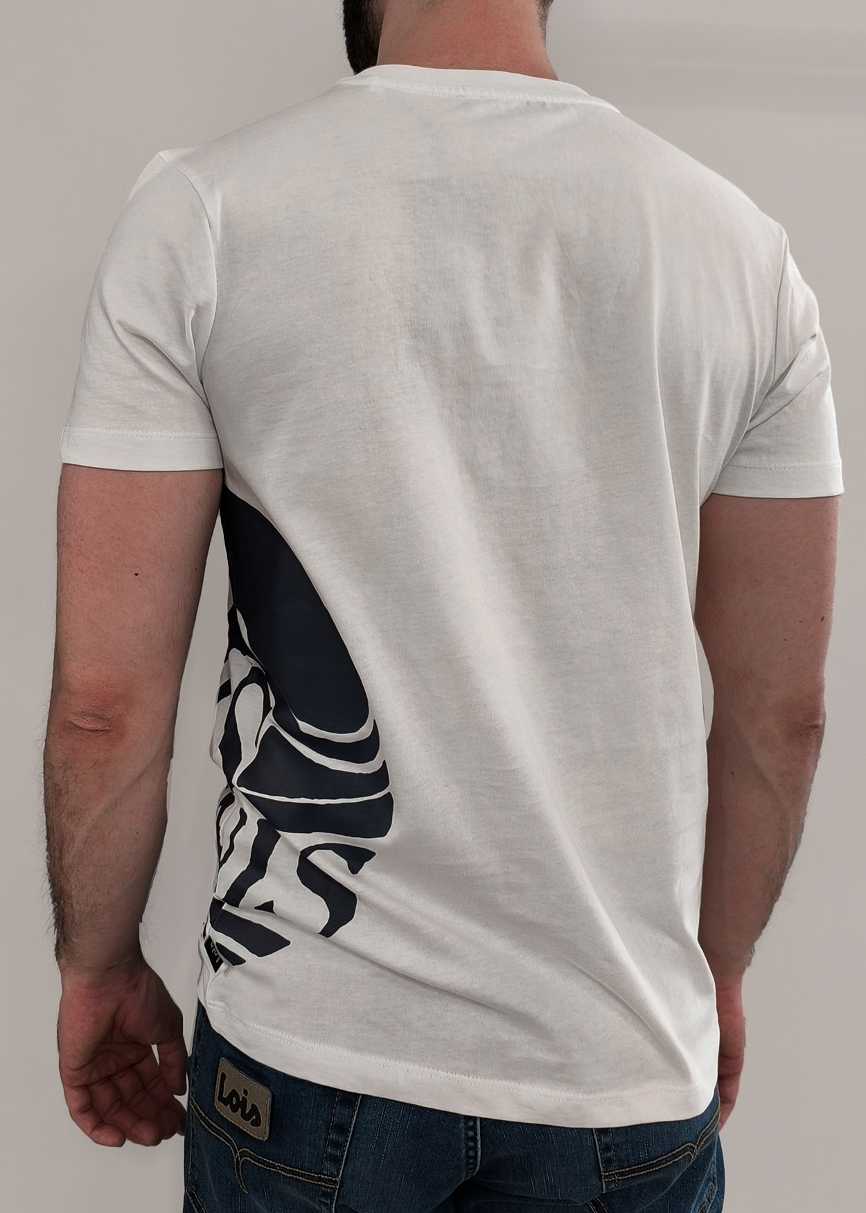 T-Shirt Gráfica Homem Branco