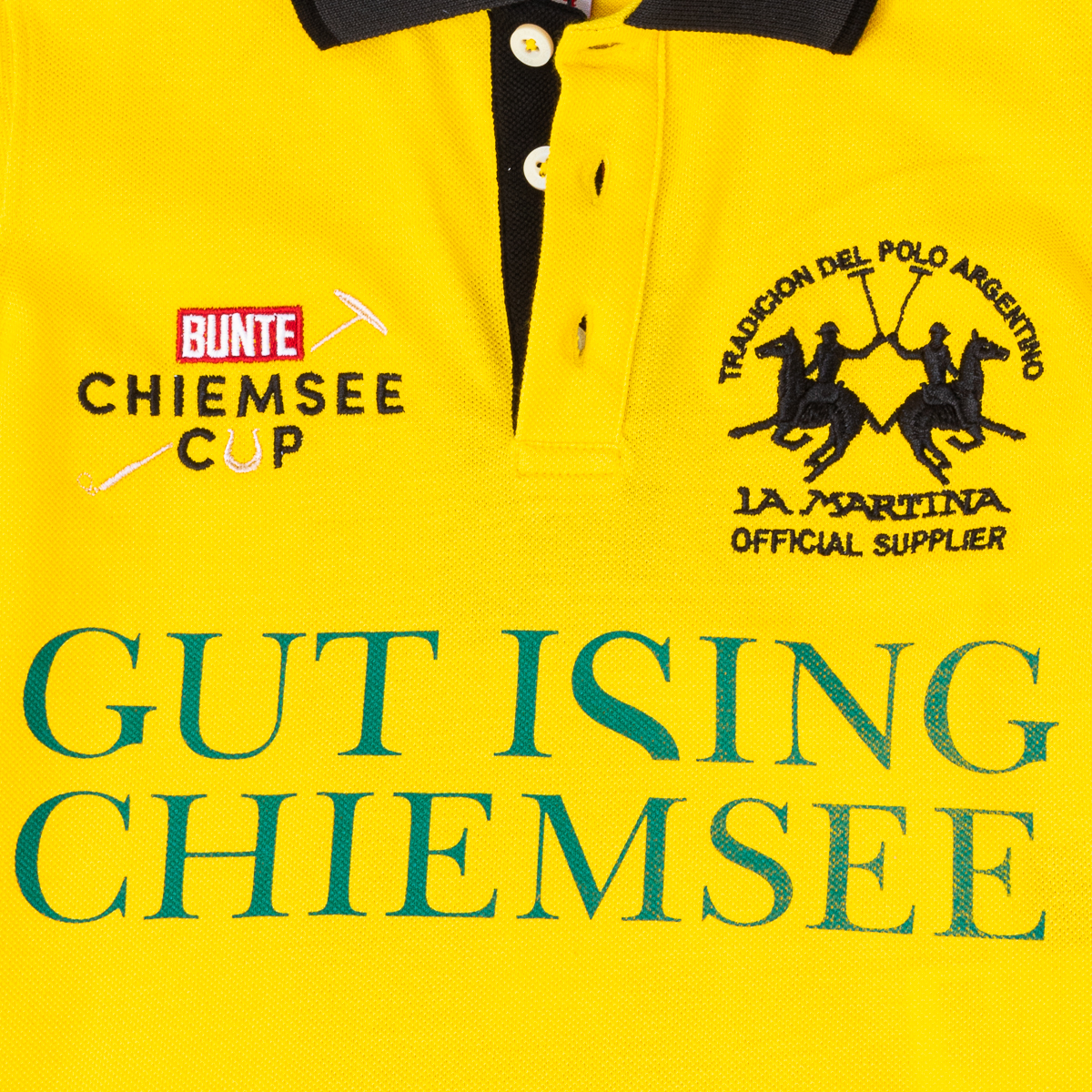 Pólo Menino Amarelo e Preto