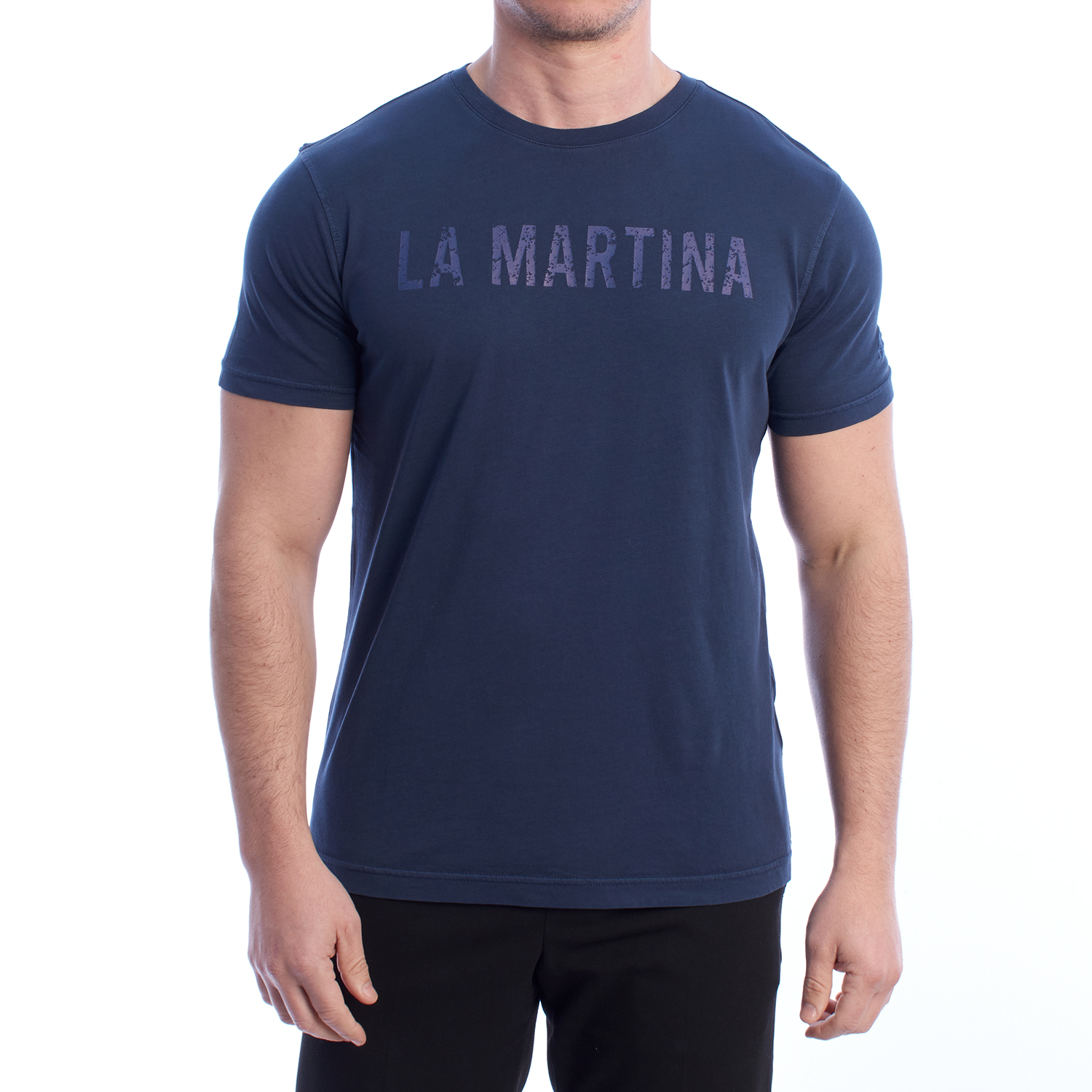 T-Shirt Homem Regular Fit Azul Escuro