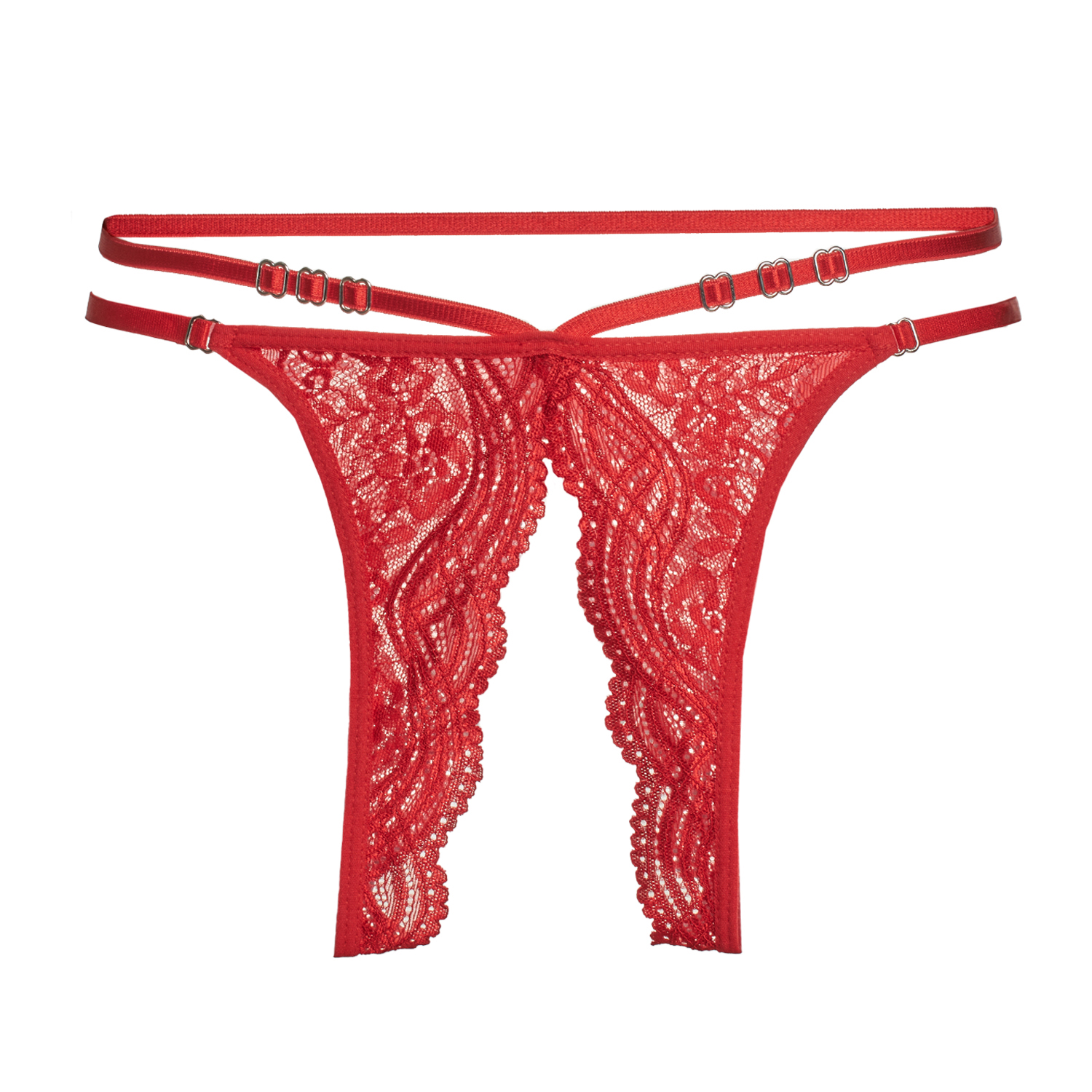 Tanga Brasileira Lace Vermelho