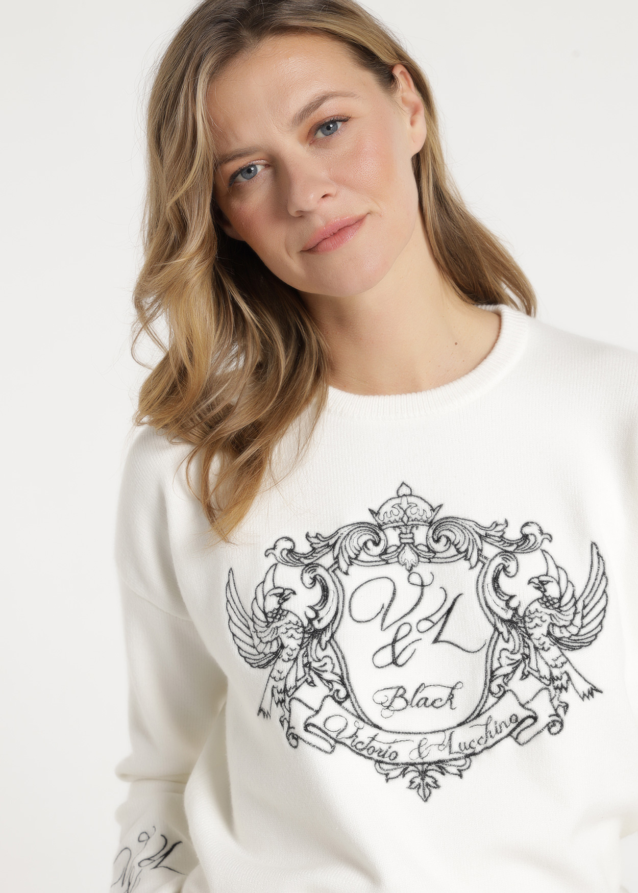Sweatshirt Senhora Branco