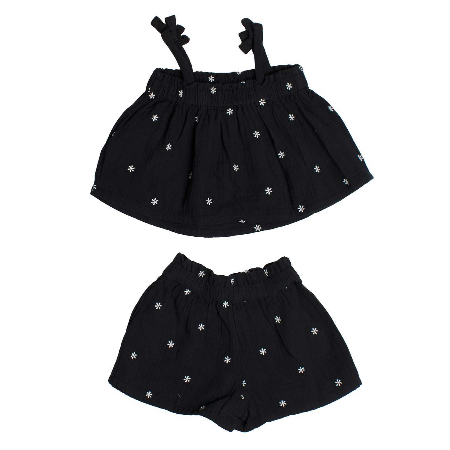 Conjunto Top + Calções Menina Preto