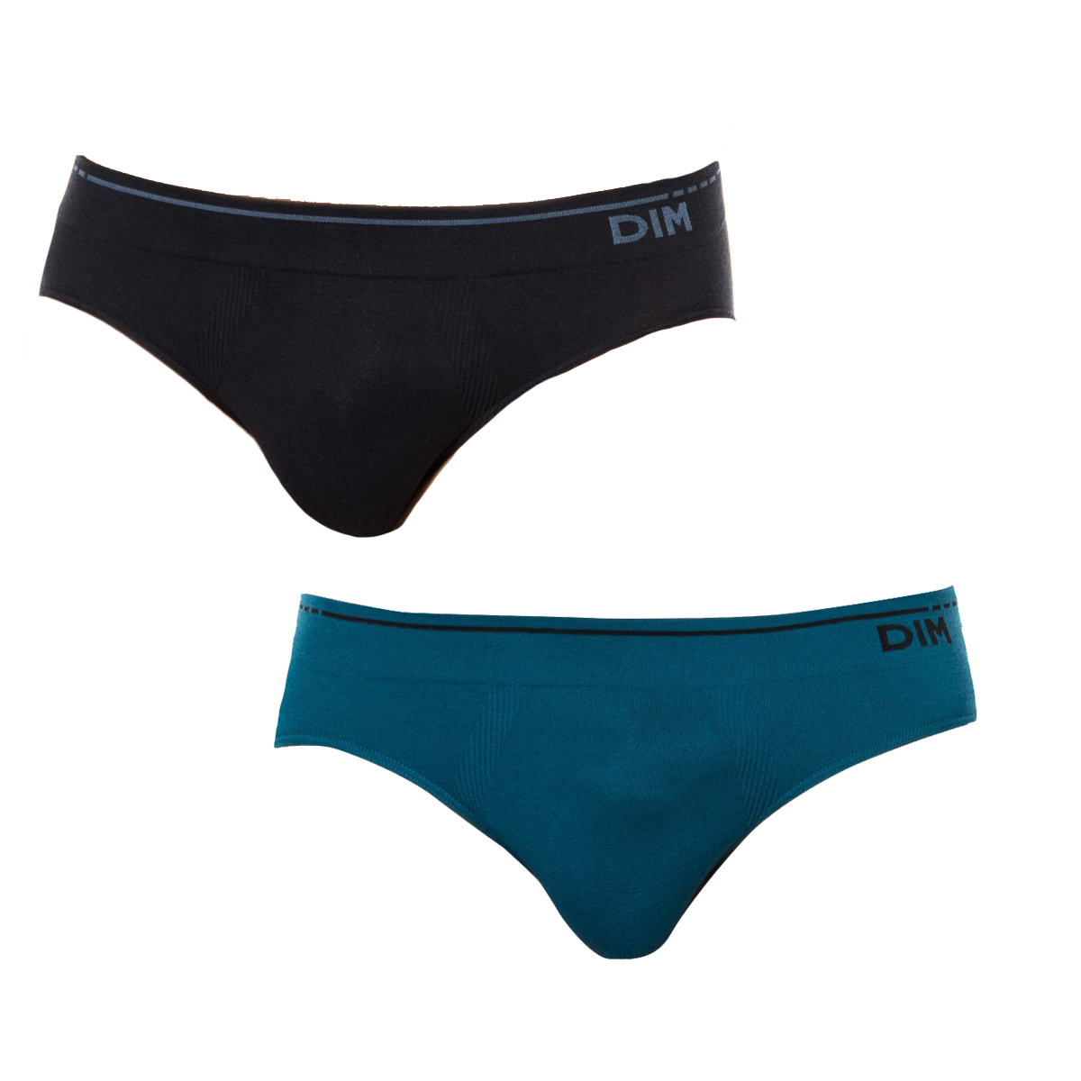 Pack 2 Slips Homem Preto e Verde Escuro