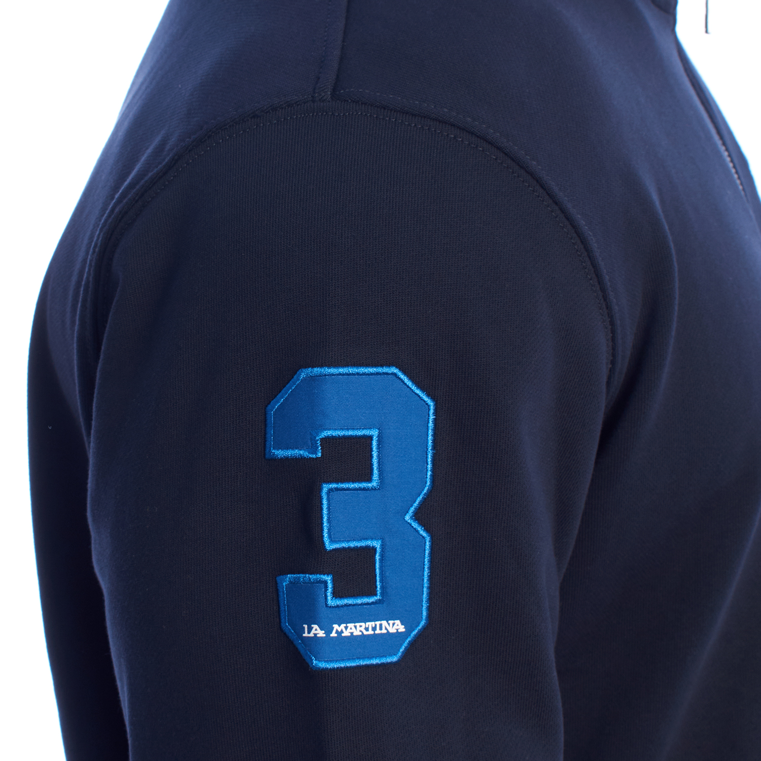 Sweatshit Homem Regular Fit com Fecho Azul