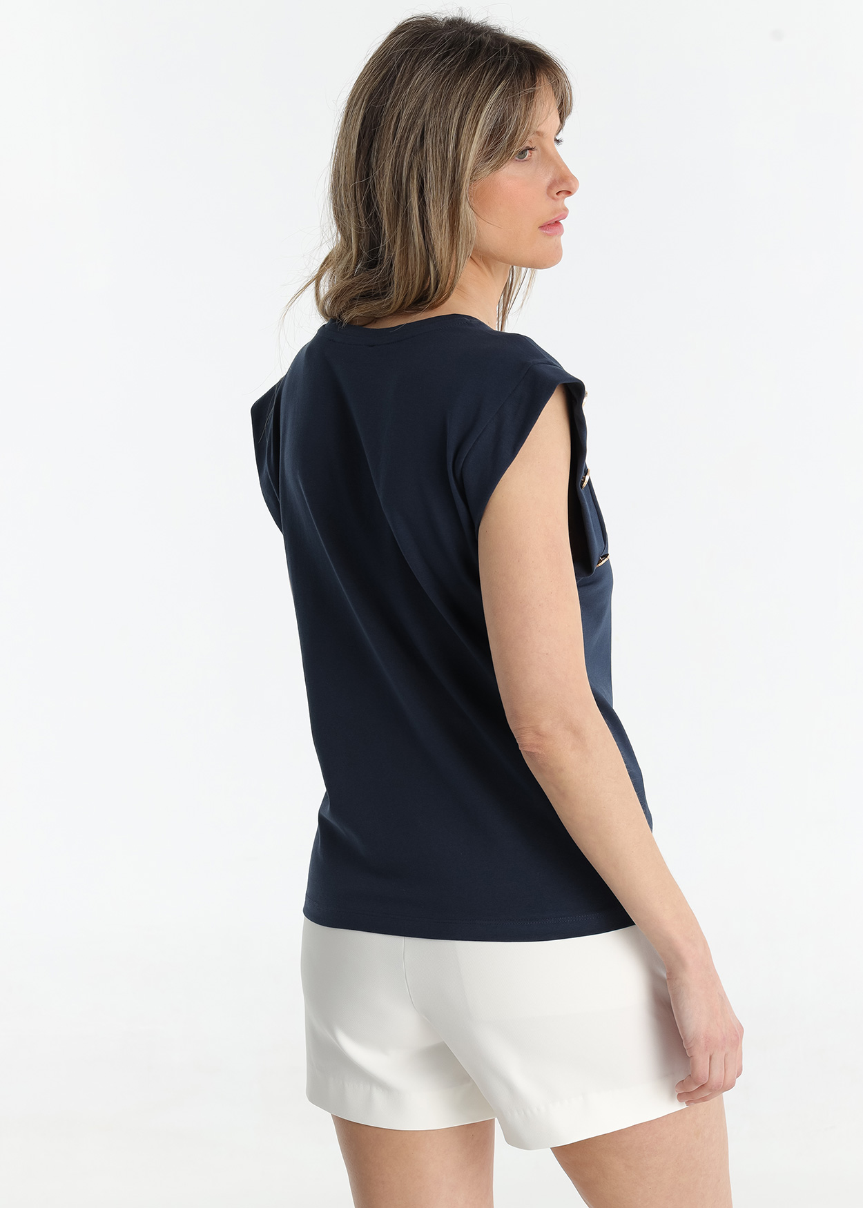 T-Shirt Senhora Azul