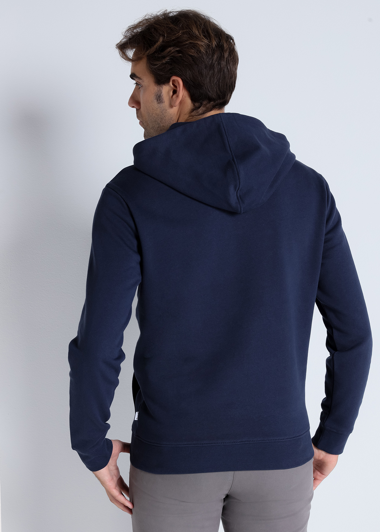 Sweatshirt com Capuz Azul