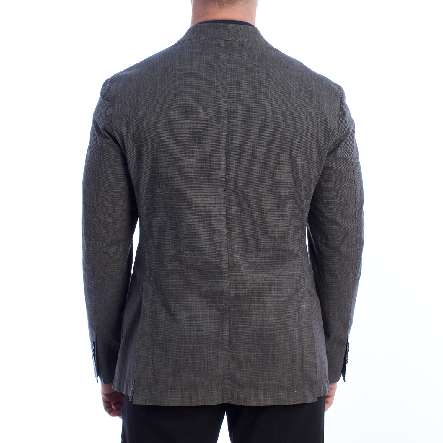 Blazer Homem Regular Fit Cinzento