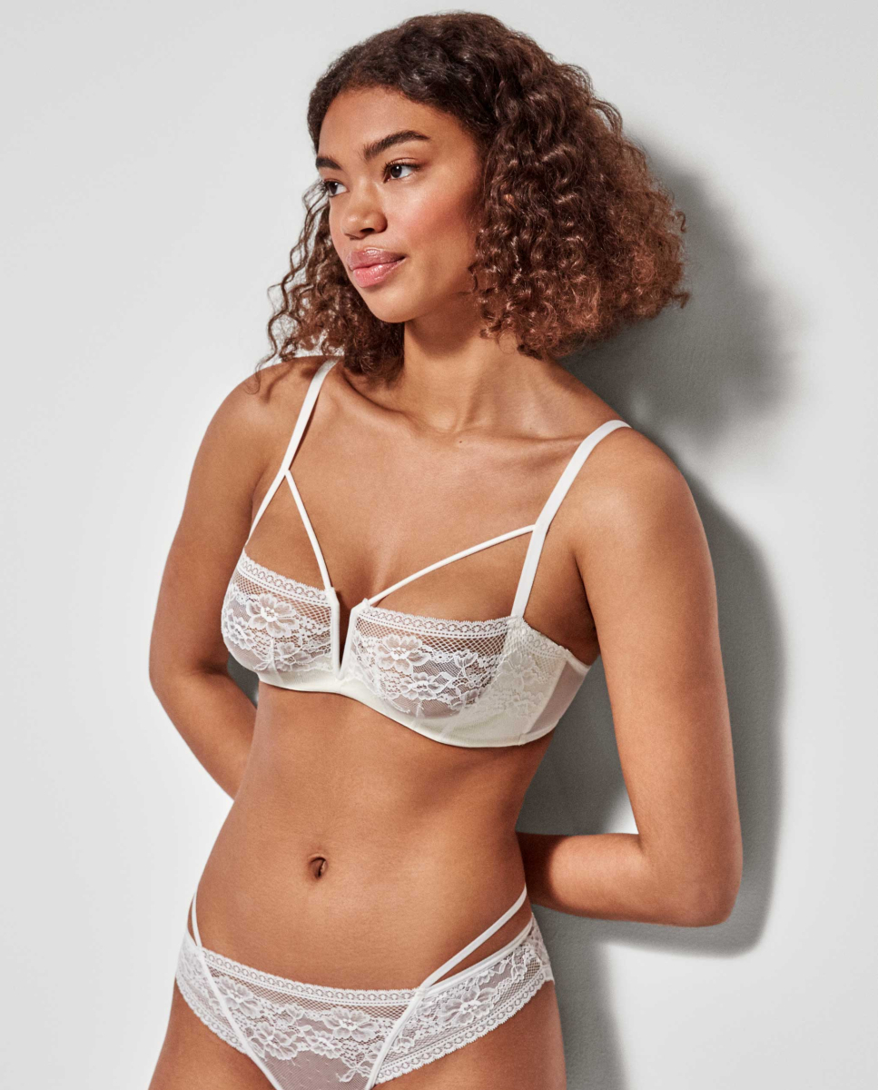 Soutien Balconette em renda Branco