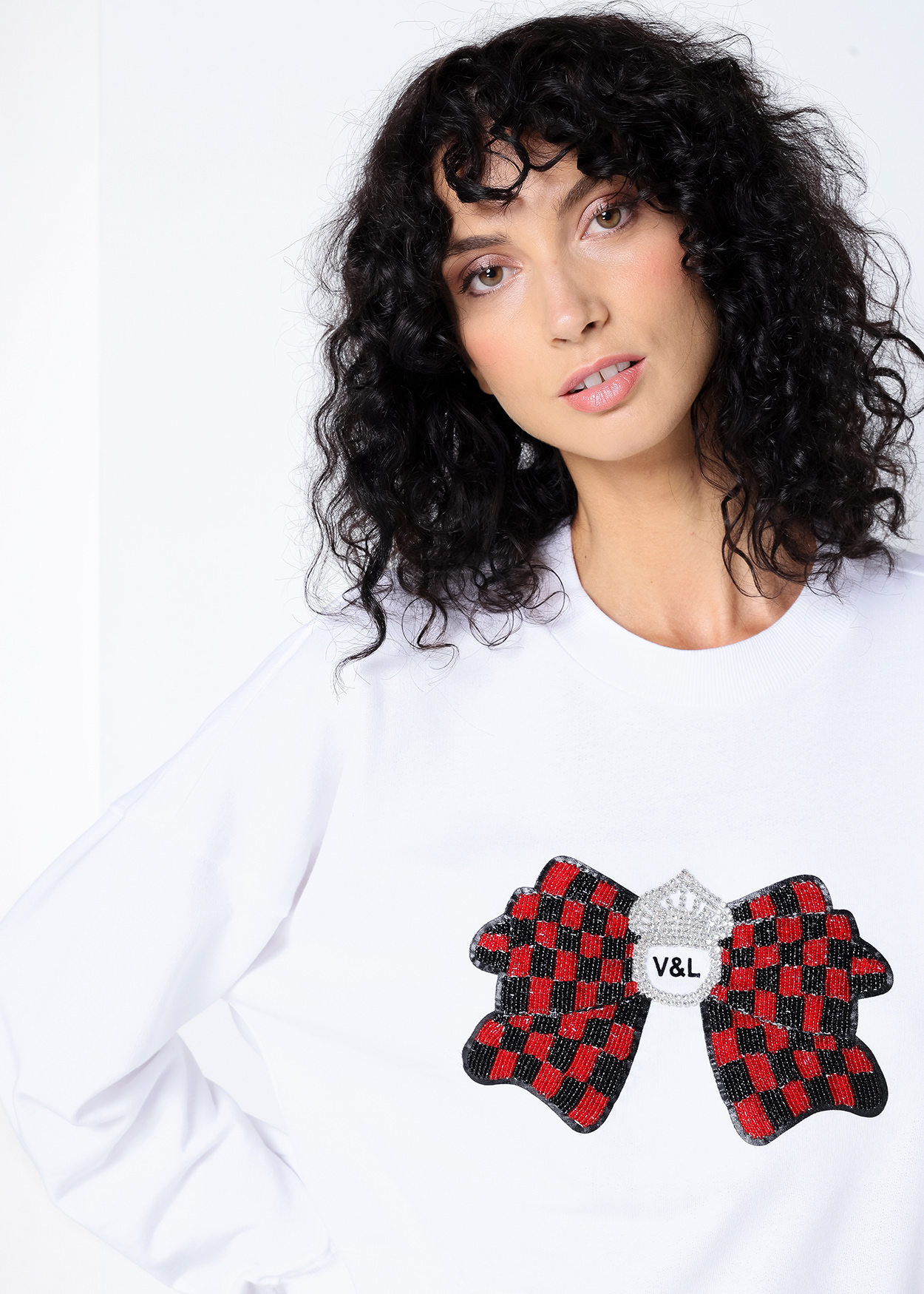 Sweatshirt Senhora Branco