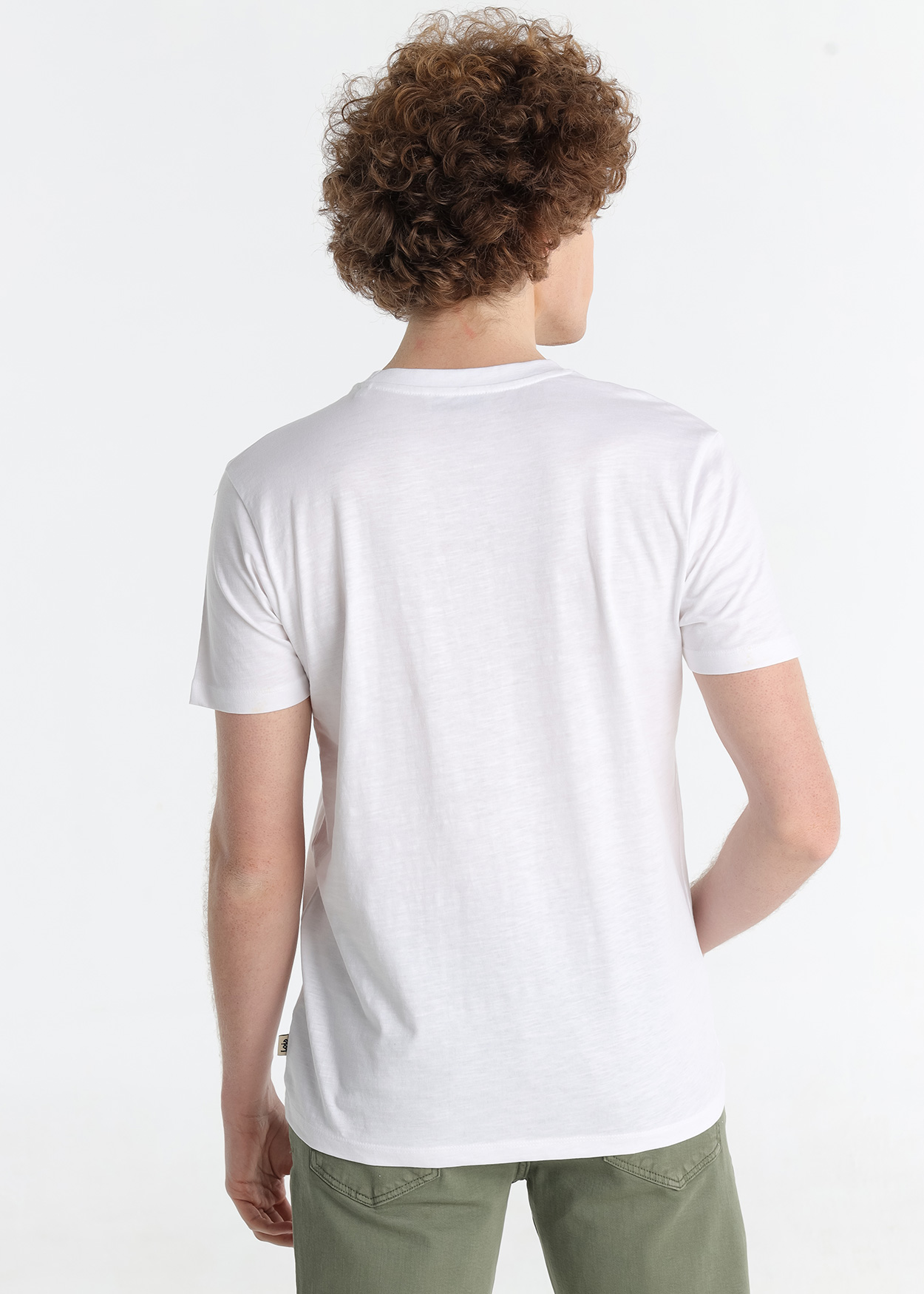 T-Shirt Gráfica Homem Branco