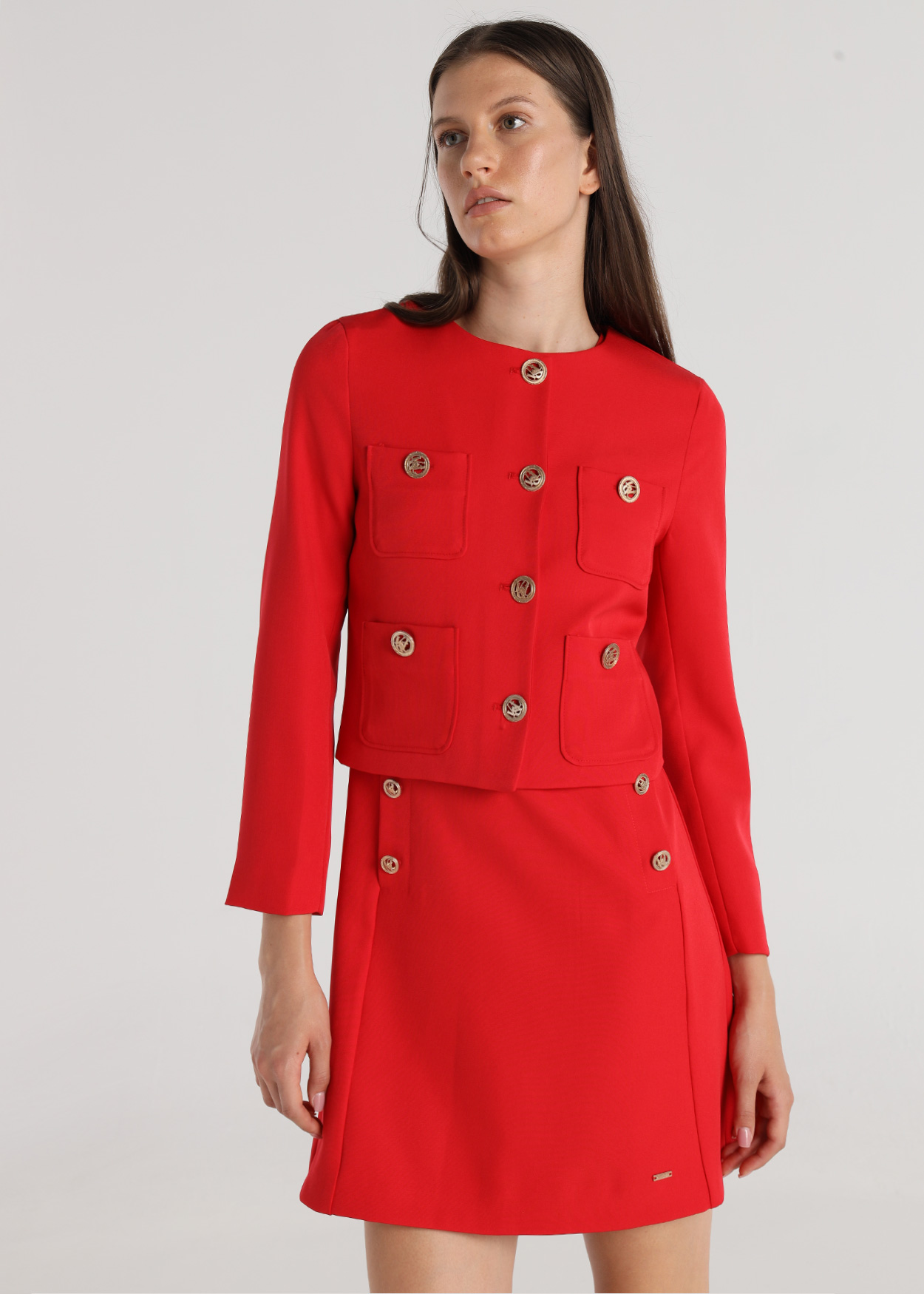 Casaco Senhora Vermelho