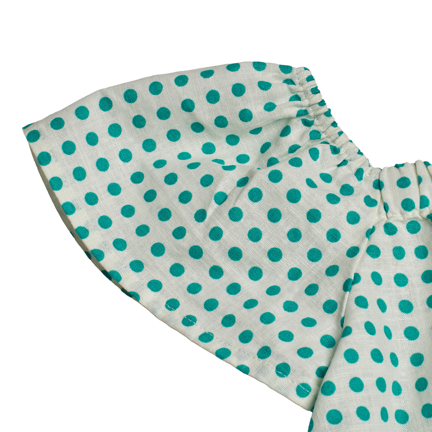 Conjunto Blusa de Linho + Calções Menina Verde