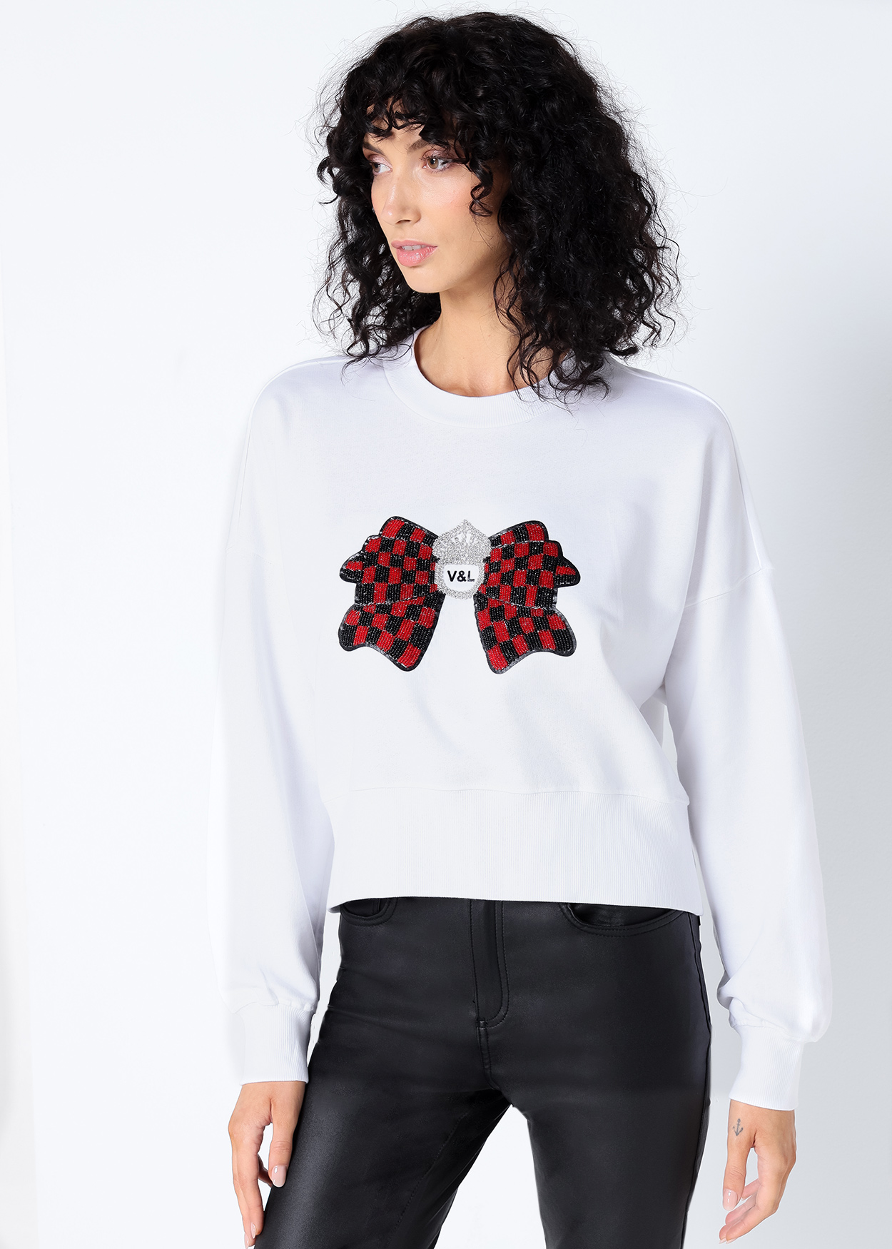 Sweatshirt Senhora Branco