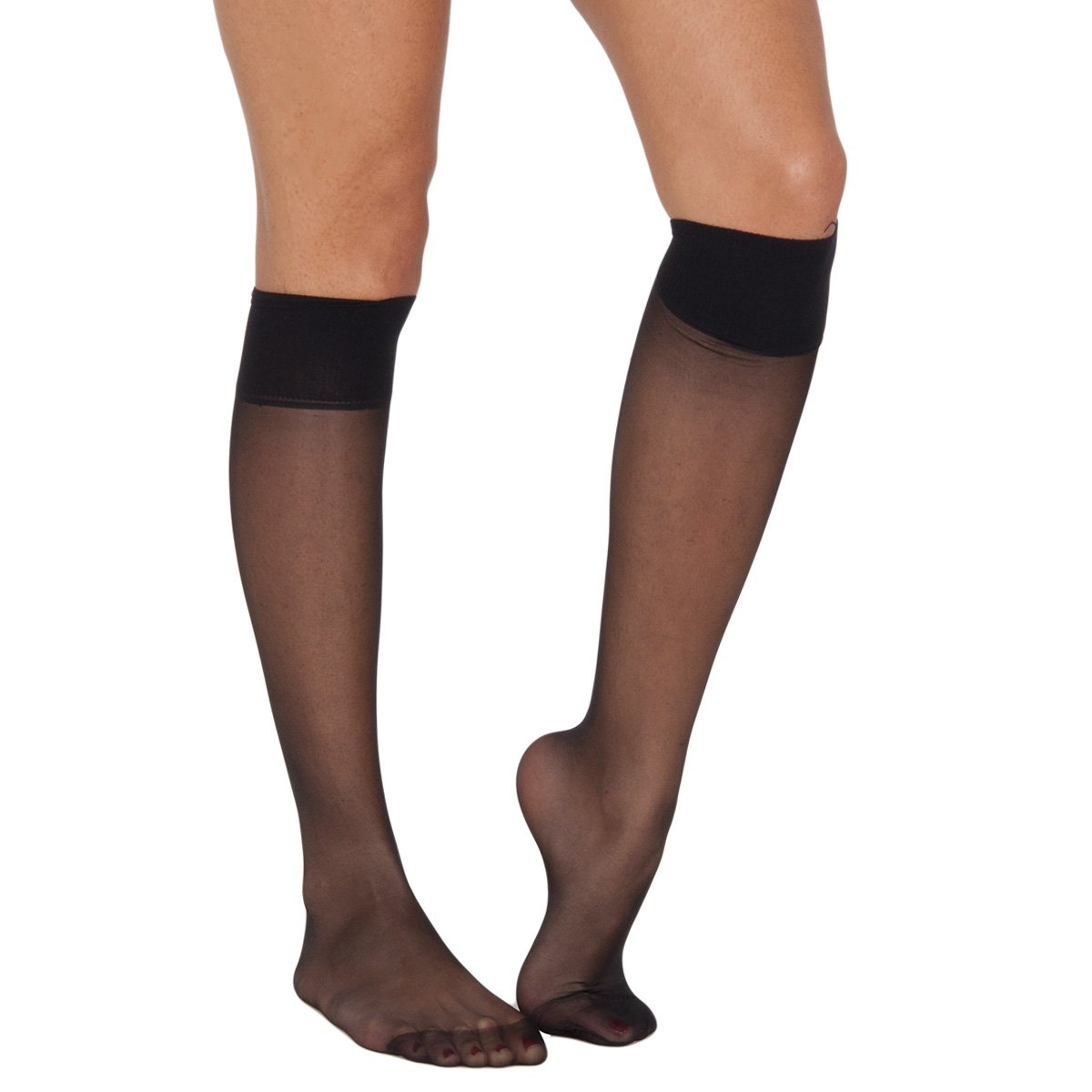 Pack 2 Meias Senhora 20D Preto