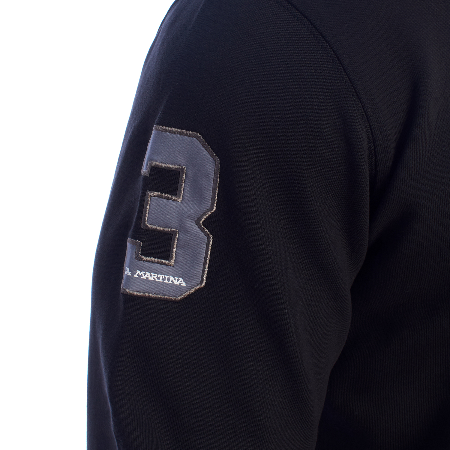 Sweatshit Homem Regular Fit com Fecho Preto