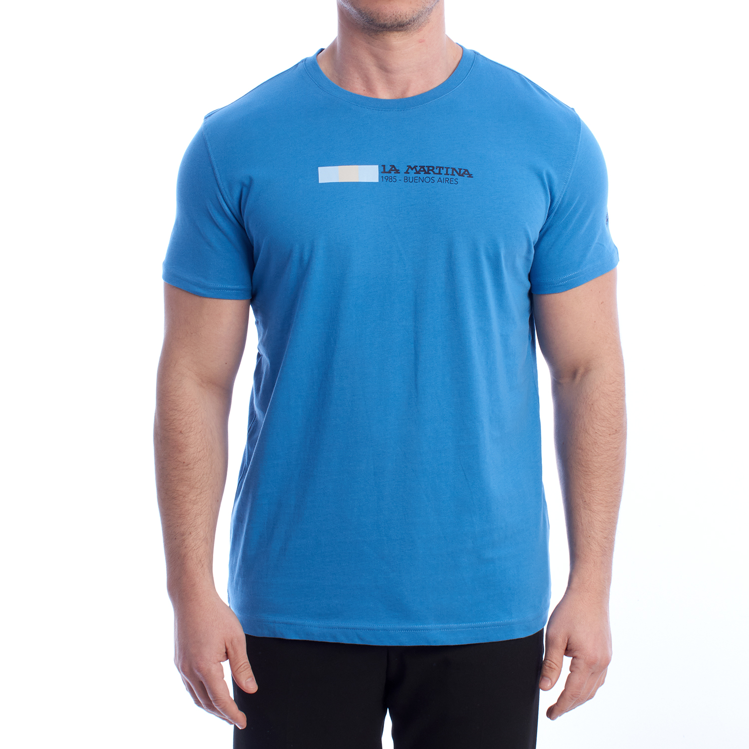 T-Shirt Homem Regular Fit Azul