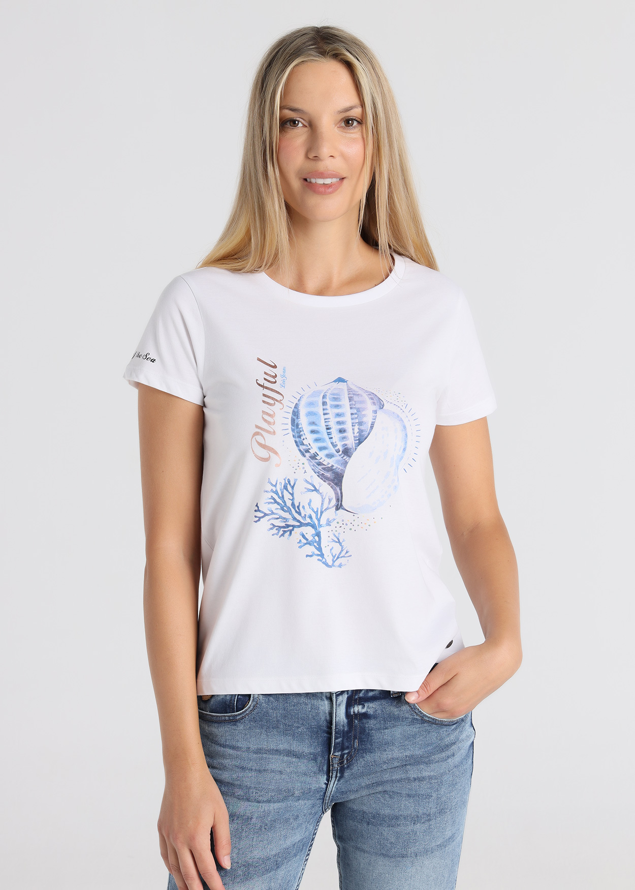T-Shirt Senhora Branco