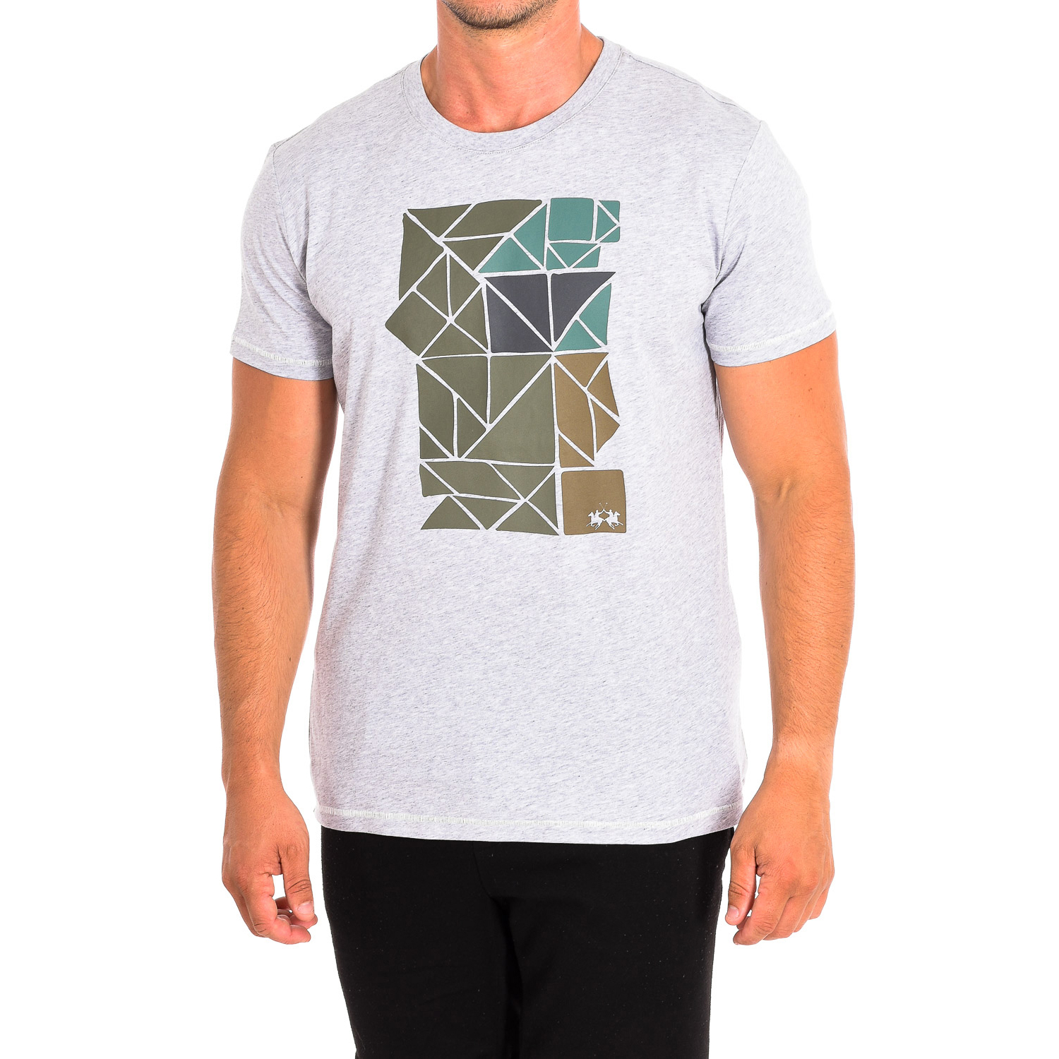 T-Shirt Homem Cinzento