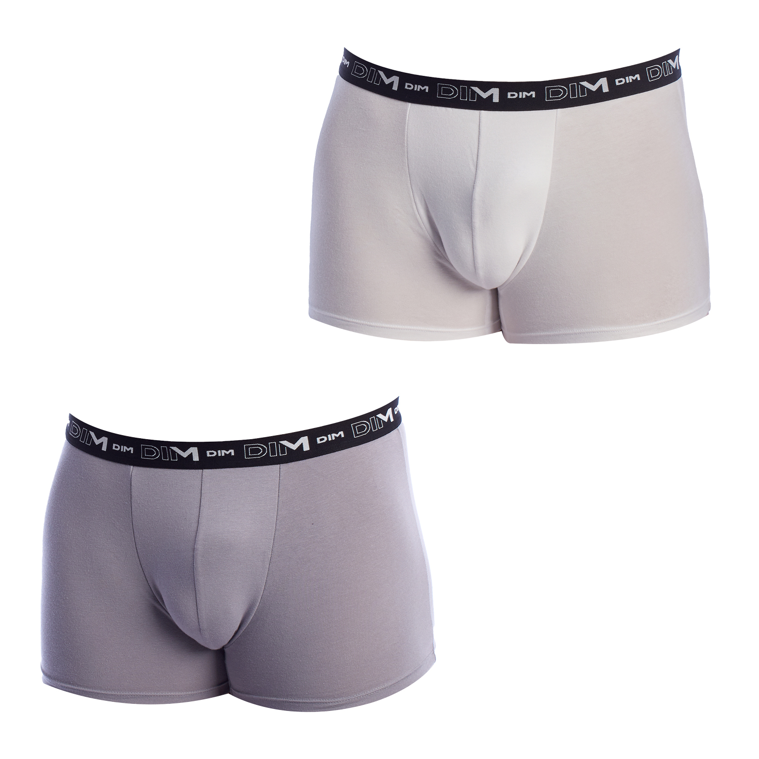 Pack 2 Boxers Homem Branco e Cinzento