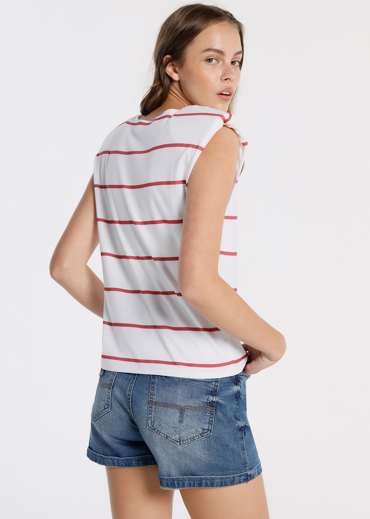 Top Riscas Senhora Branco