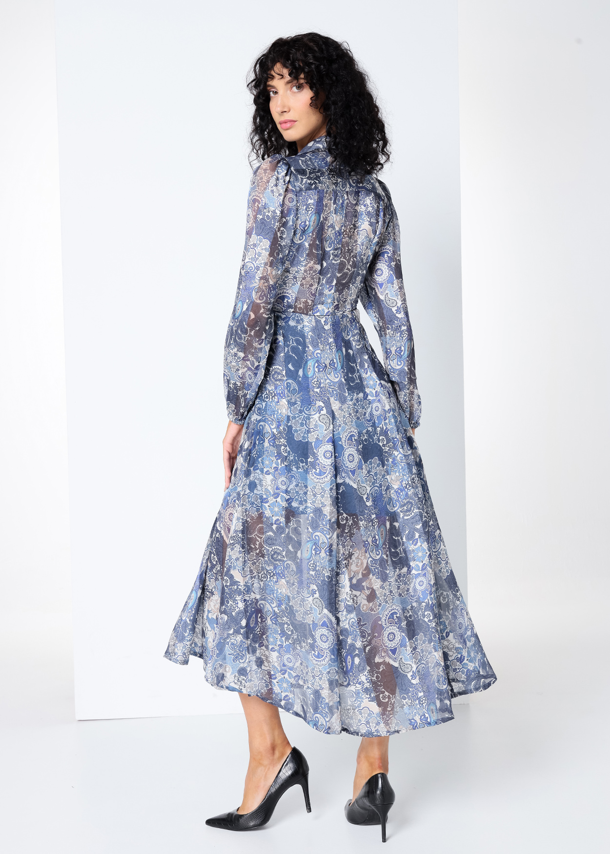 Vestido Midi Senhora Multicolorido