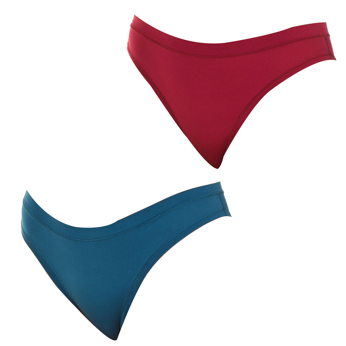 Pack 2 Cuecas Senhora Body Mouv Vermelho e Azul