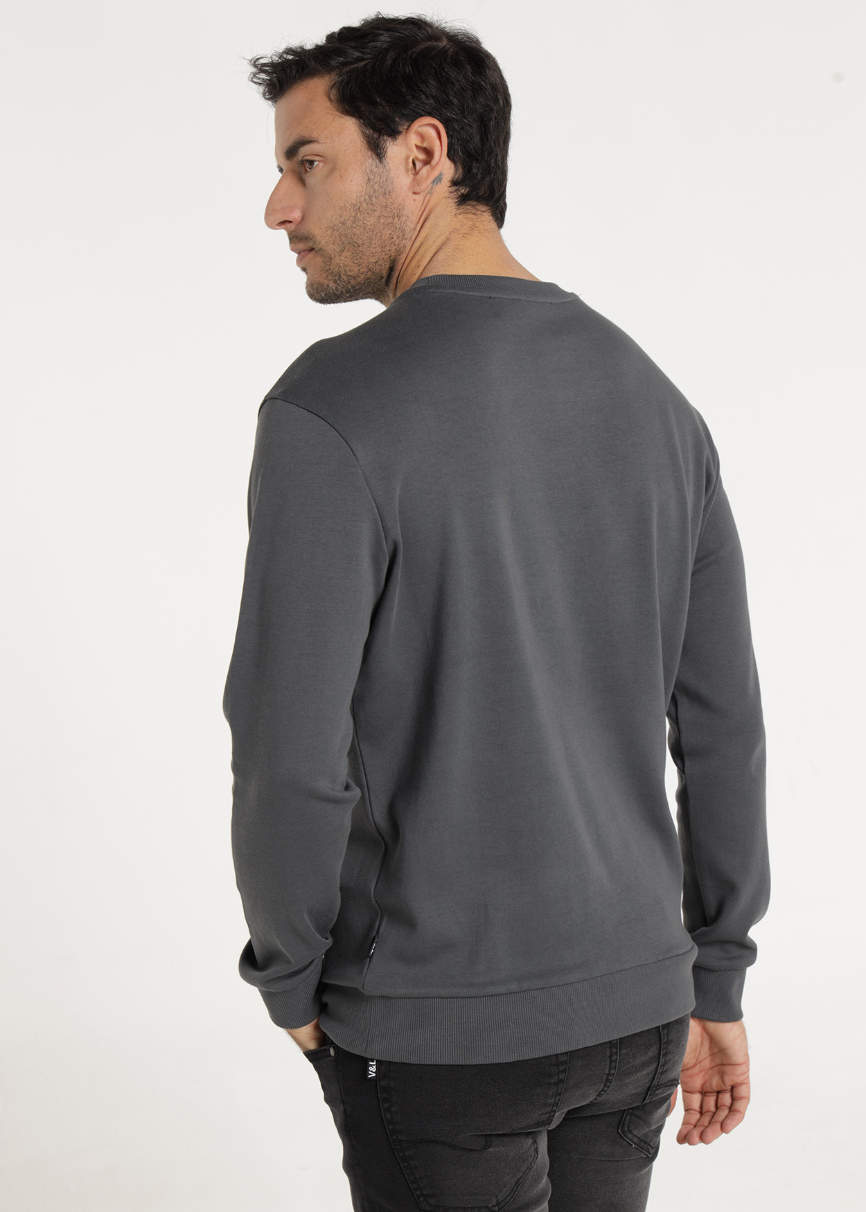 Sweatshirt Homem Cinza