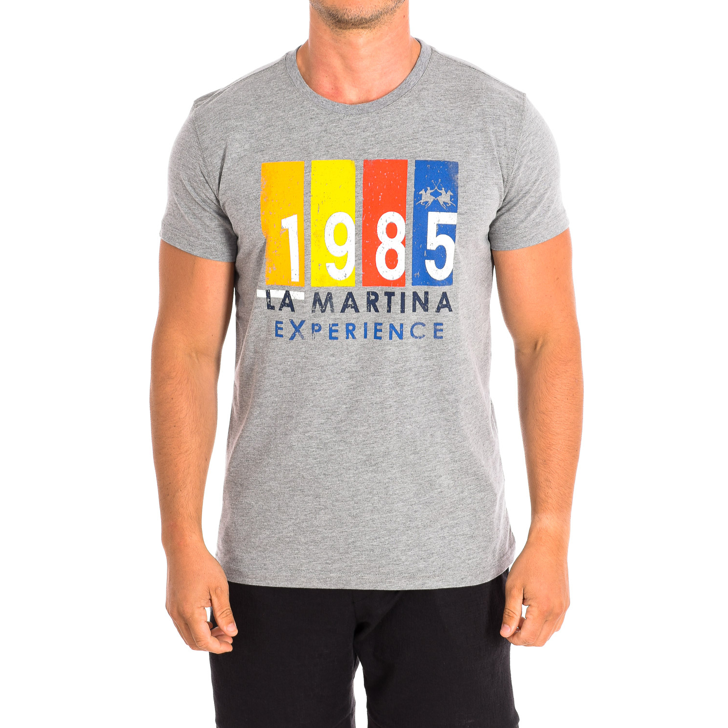 T-Shirt Homem Cinzento