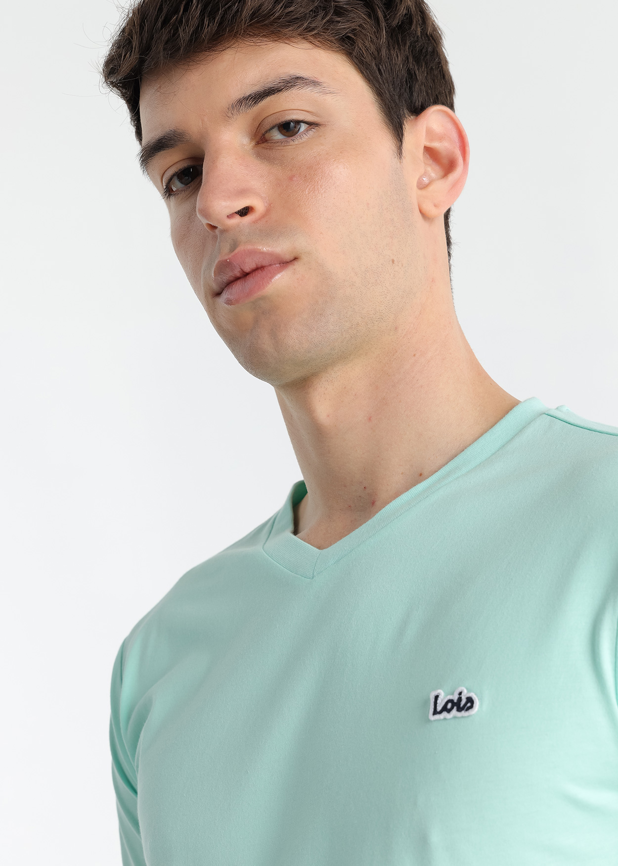 T-Shirt básica Homem Verde