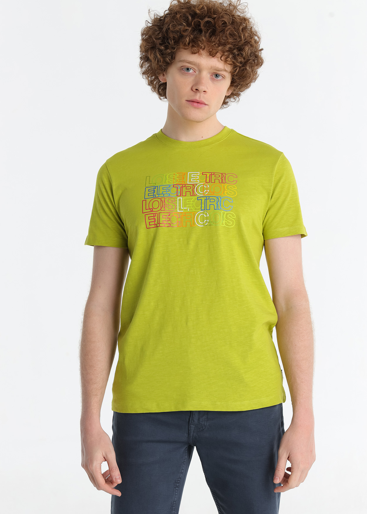 T-Shirt Gráfica Homem Verde