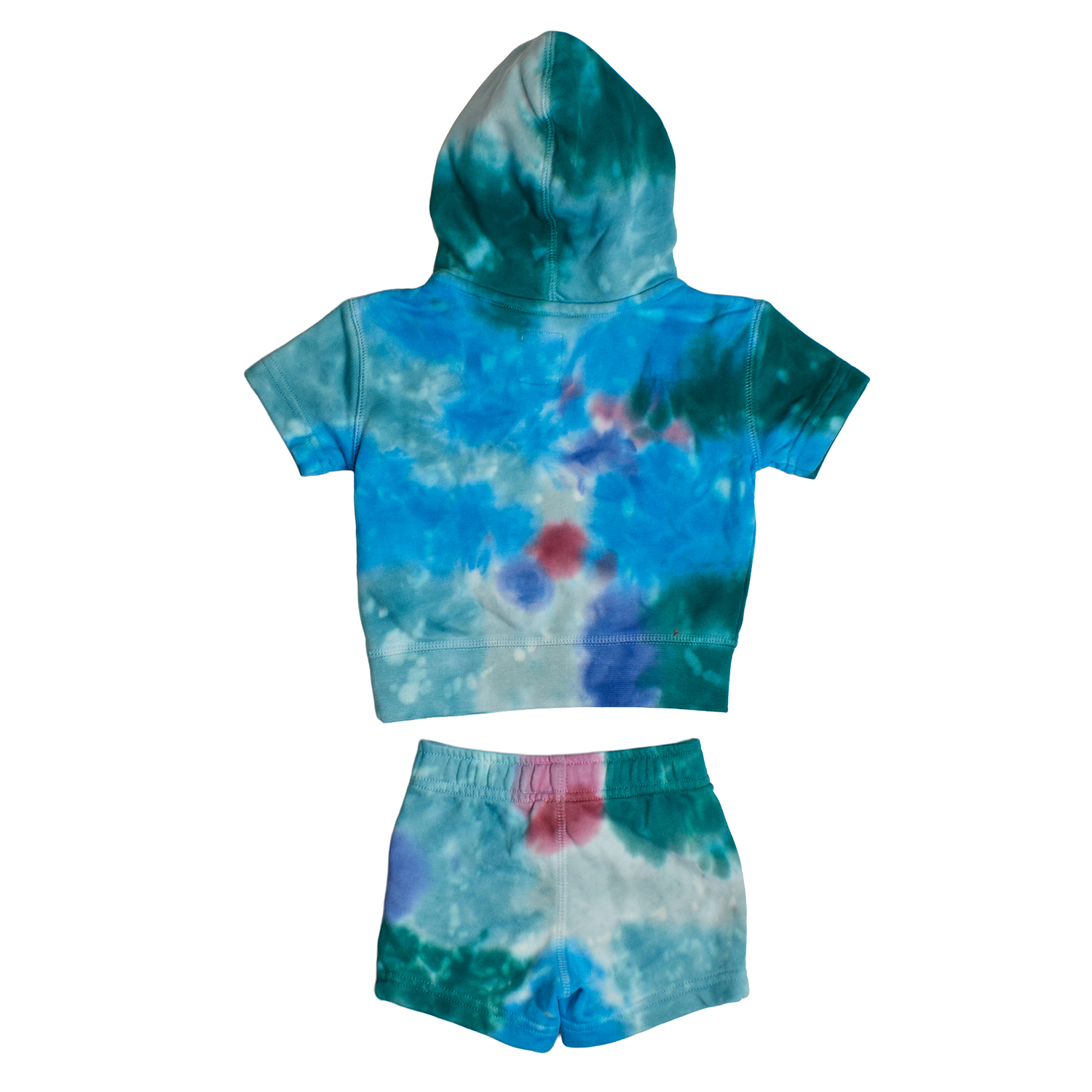 Conjunto Sweatshirt manga curta + Calções Menino MultiCor