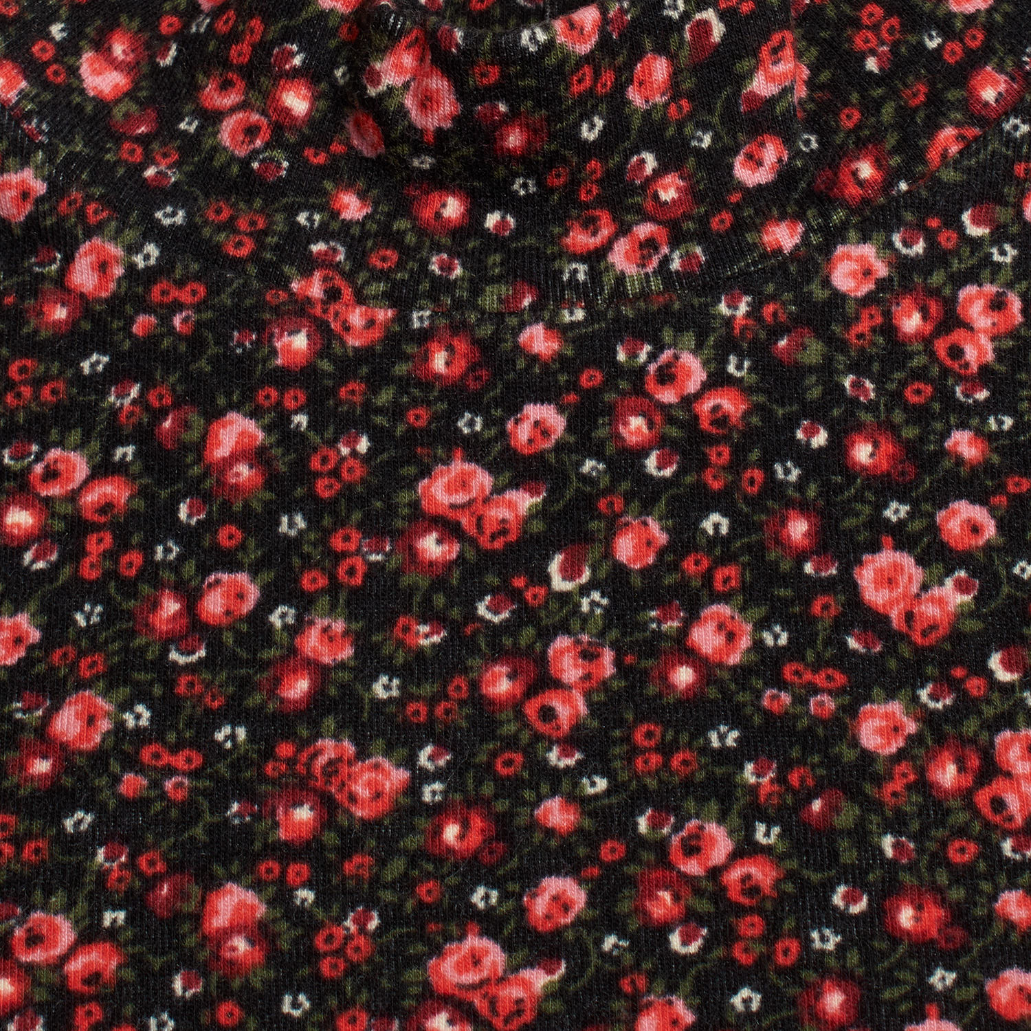 Camisola Gola Alta Menina Preto