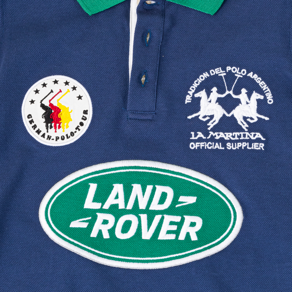 Pólo Menino Azul e Verde