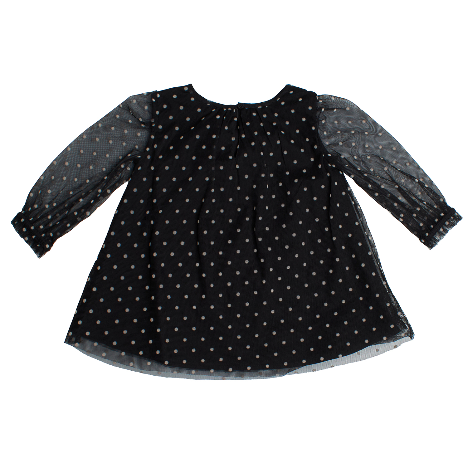 Vestido de Tule Menina Preto