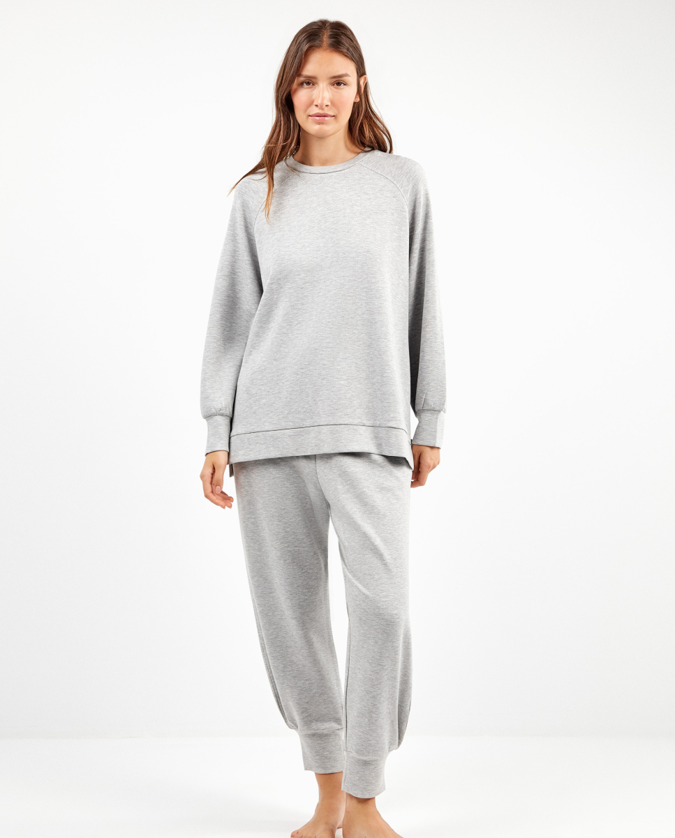 Sweatshirt oversized Cinzento