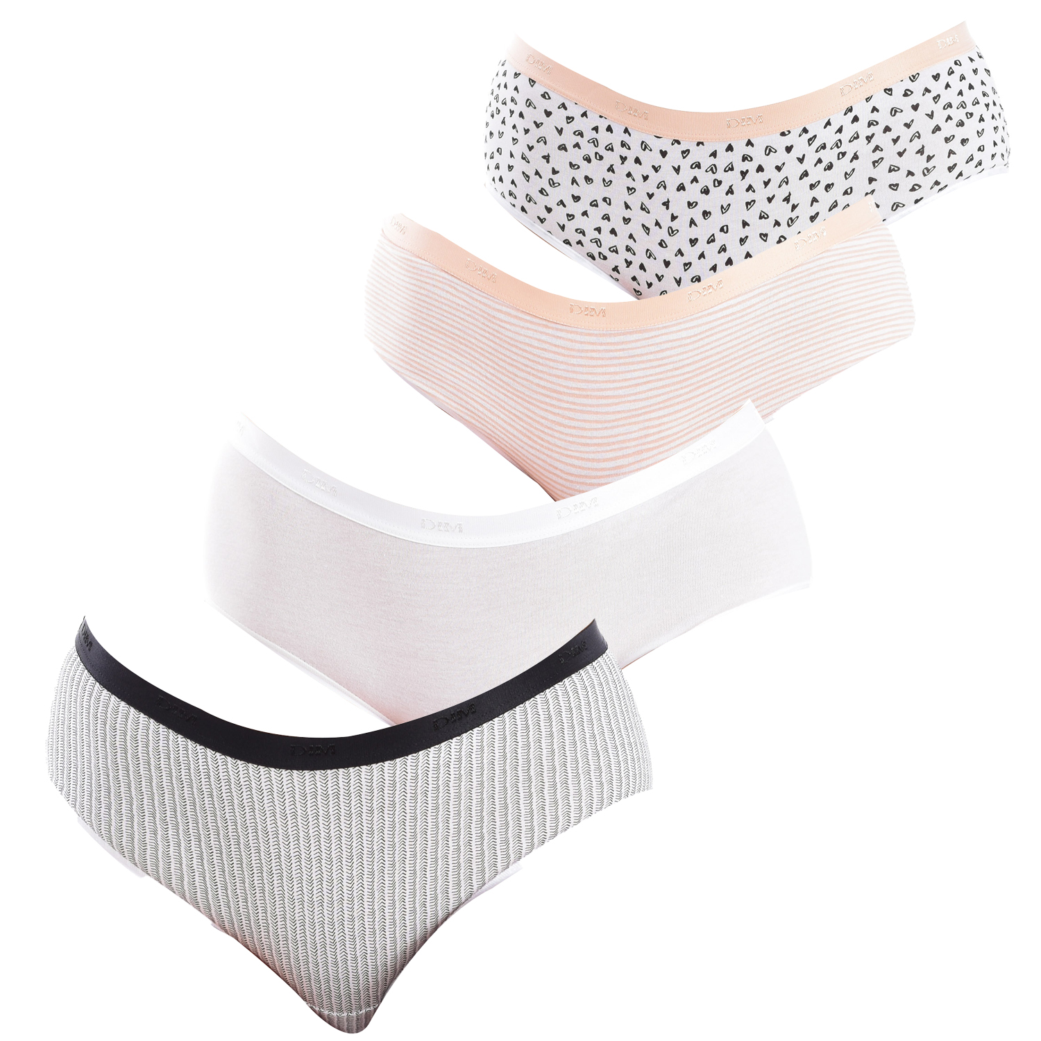 Pack 4 Culottes Senhora MultiCor