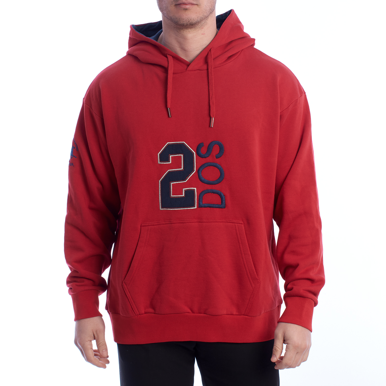 Hoodie Homem Overfit Vermelho