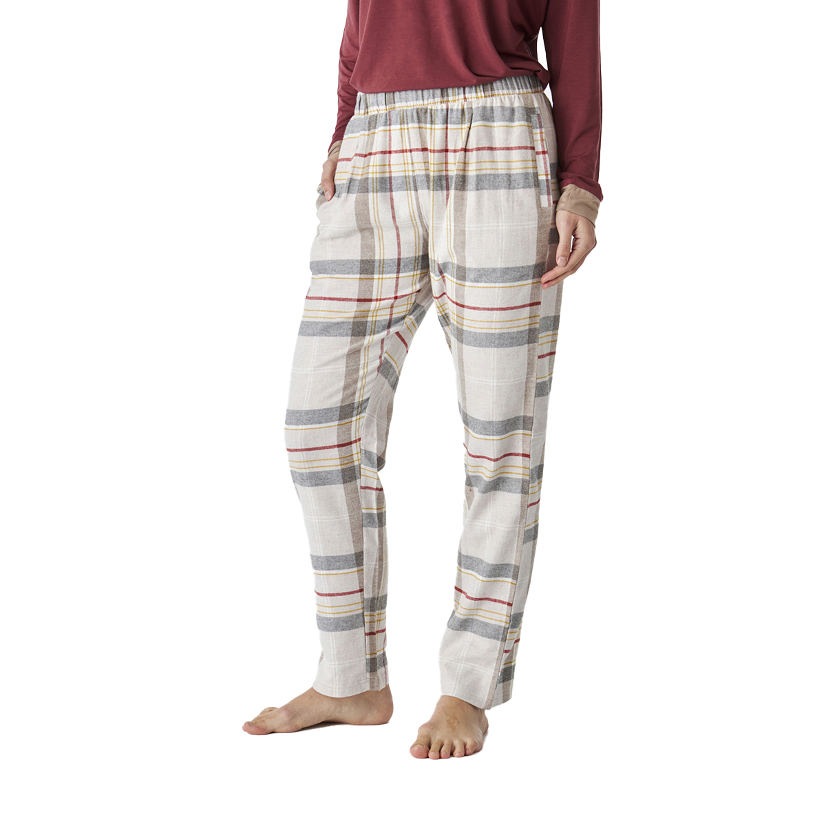 Pijama Senhora Manga Comprida Vermelho