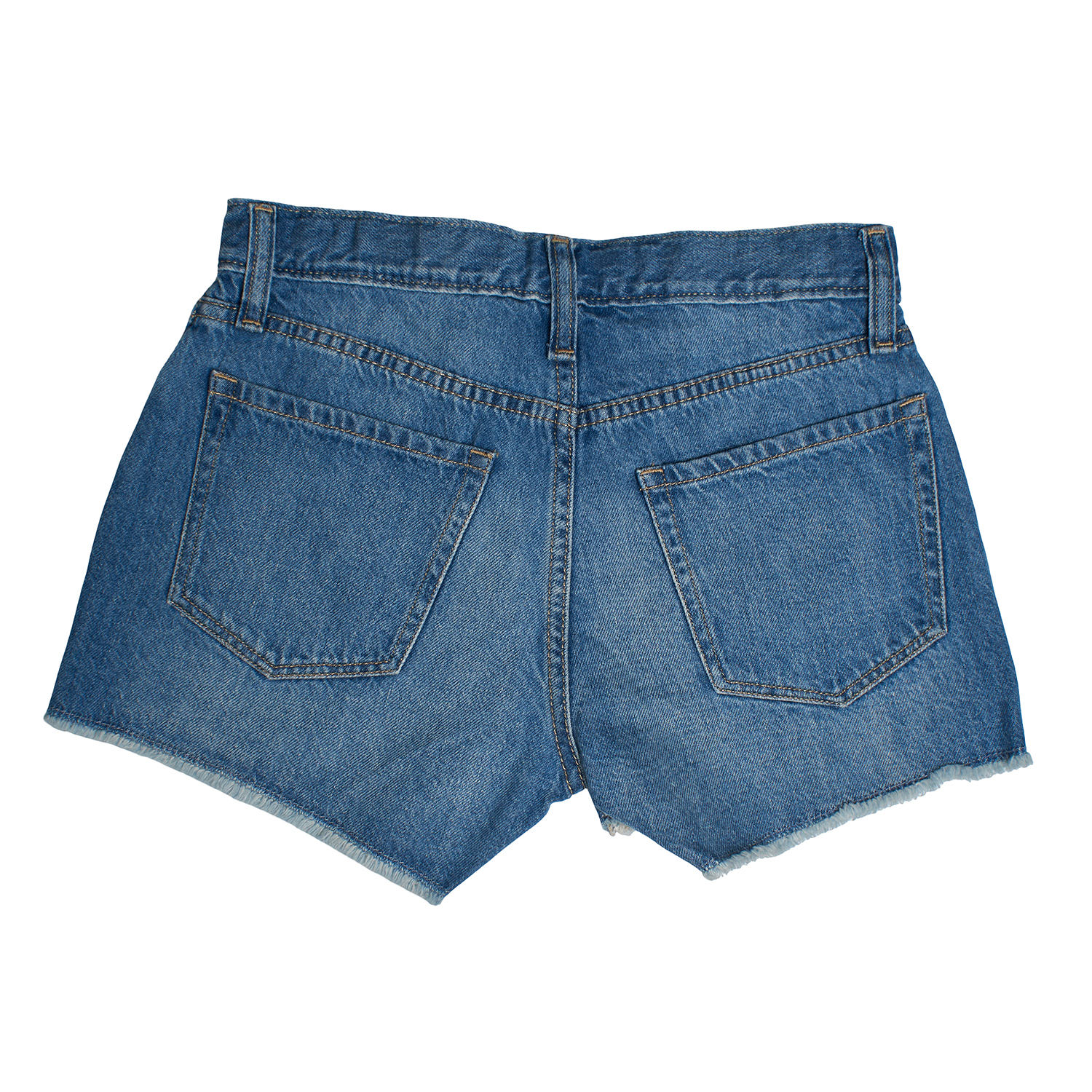 Calções de Ganga Brilhantes Menina Azul