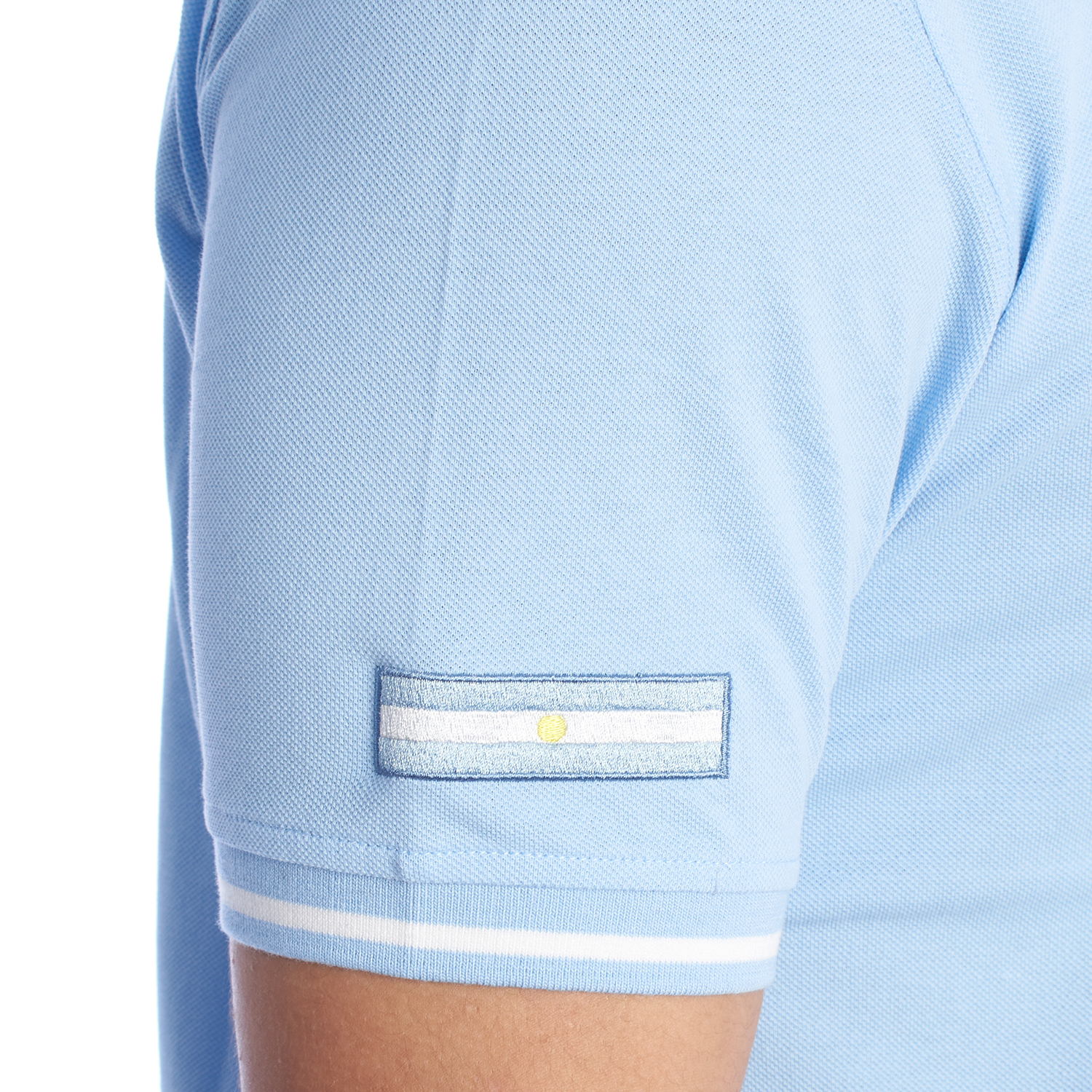 Pólo Homem Regular Fit Azul Claro