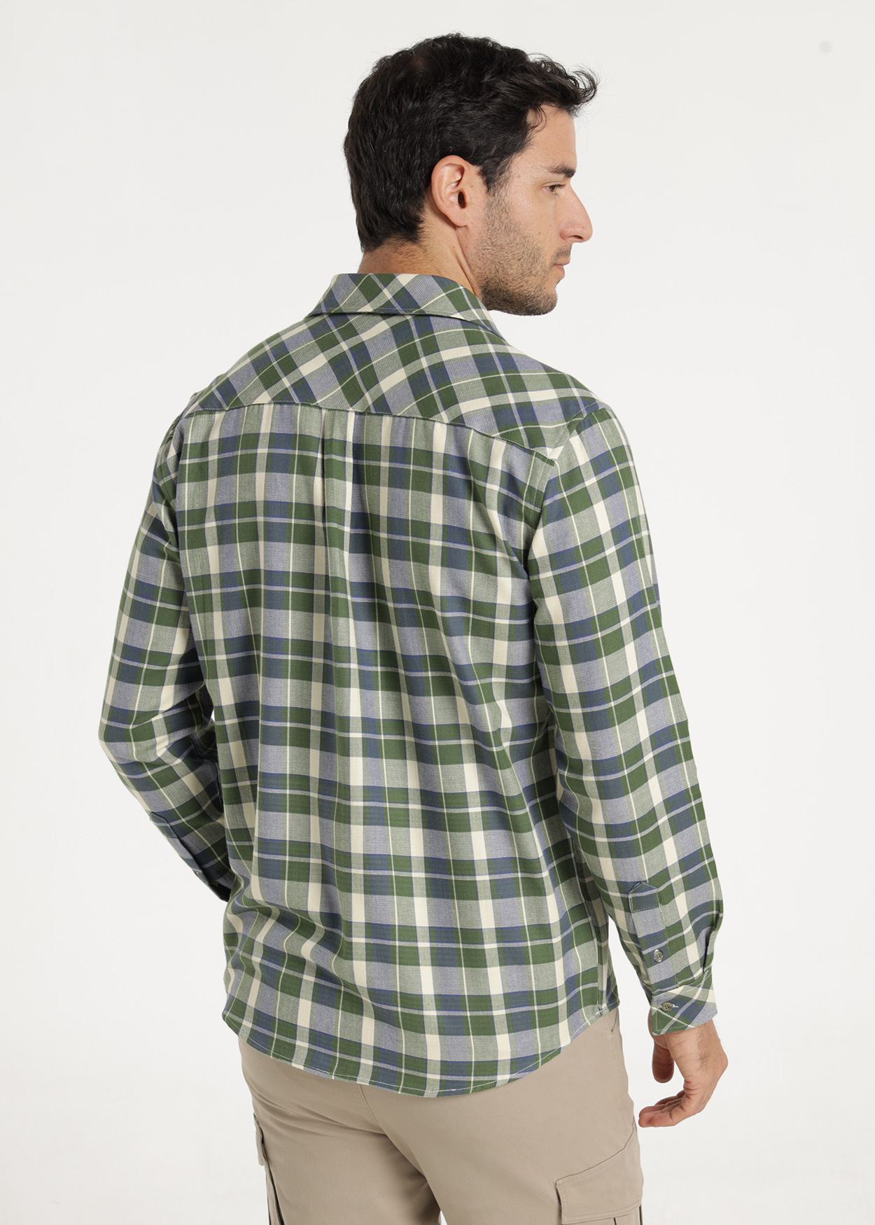 Camisa xadrez Homem Multicolorido