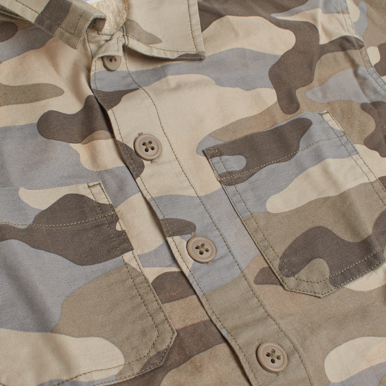 Camisa manga comprida Menino Bege