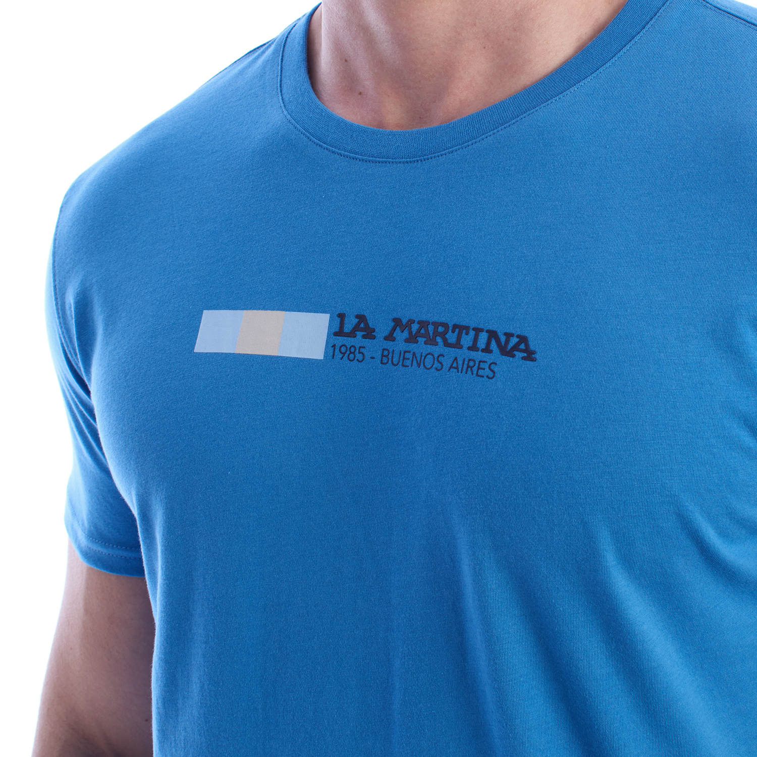 T-Shirt Homem Regular Fit Azul