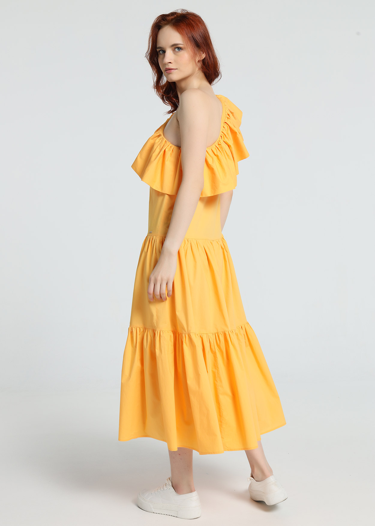 Vestido Boho Senhora Amarelo