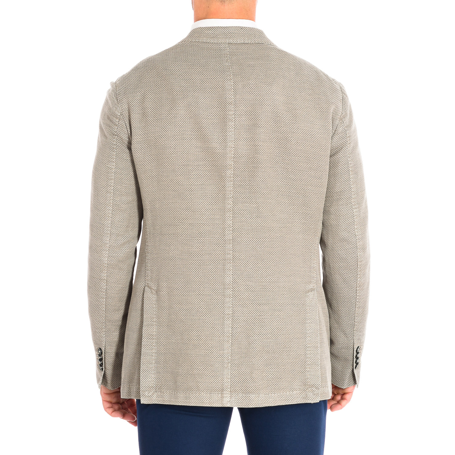 Blazer Homem Regular Fit Bege