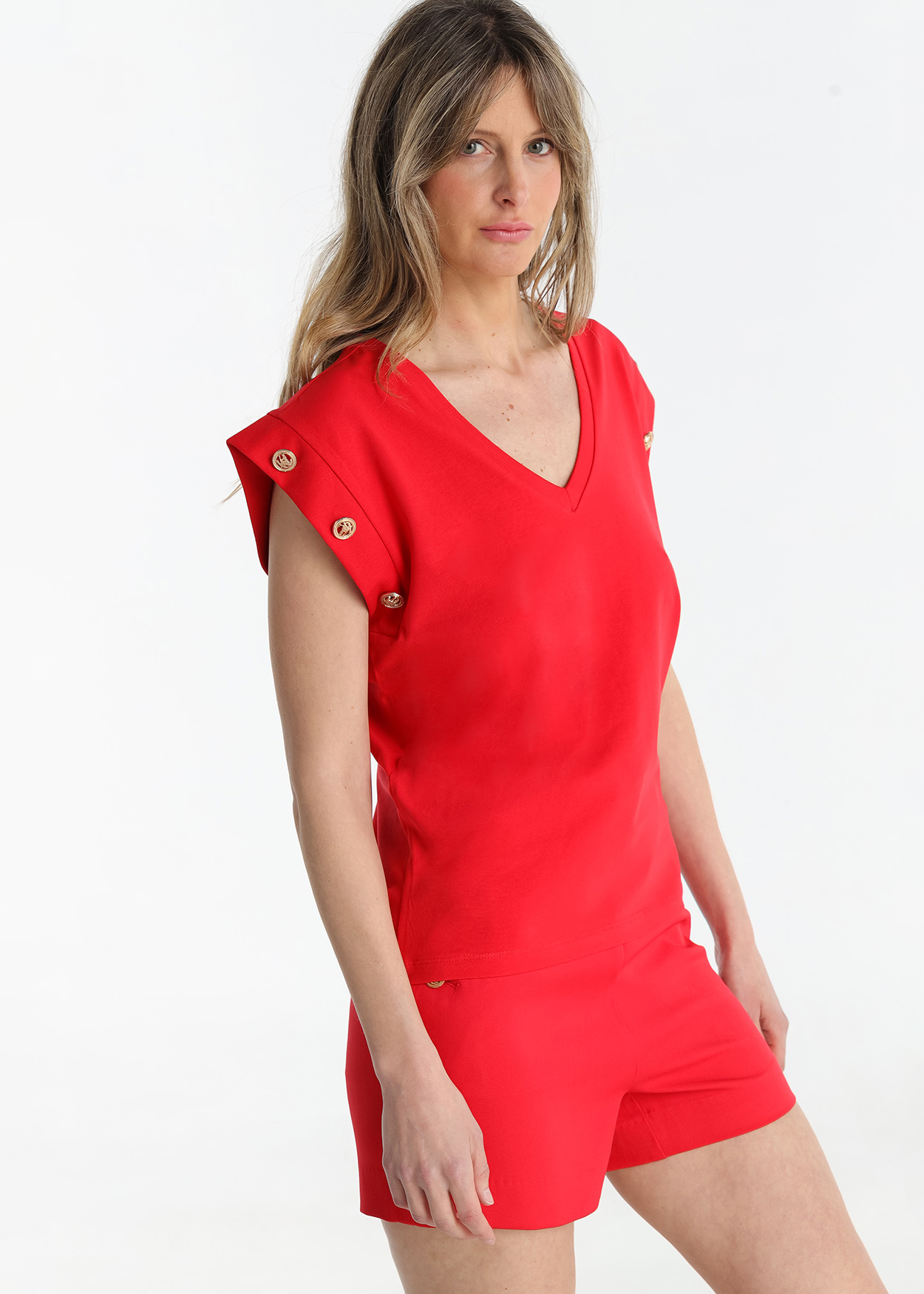 T-Shirt Senhora Vermelho