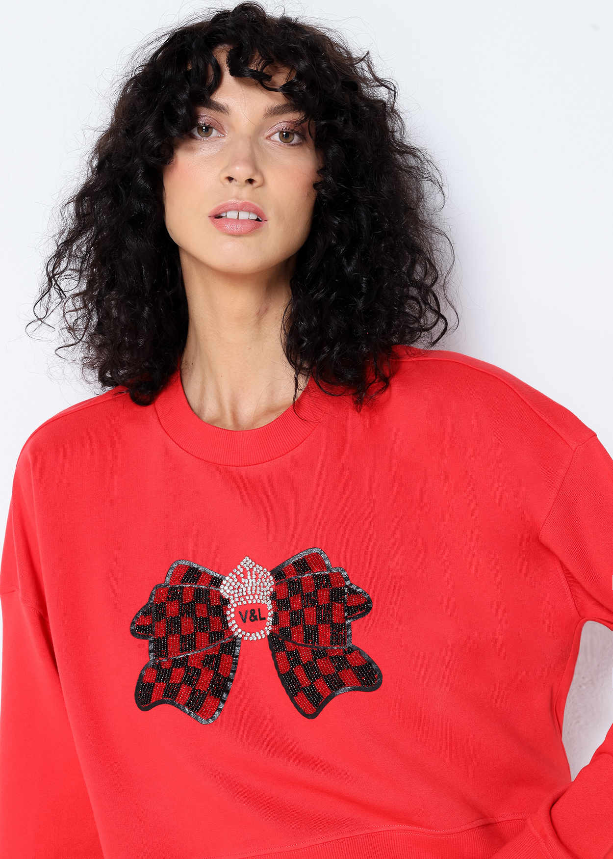 Sweatshirt Senhora Vermelho
