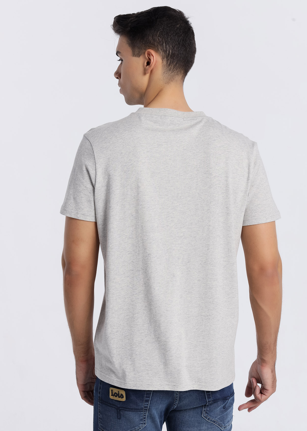 T-Shirt Homem Cinzento