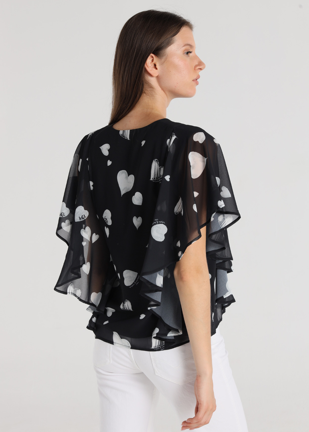 Blusa Fluída Senhora Preto